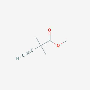 molecular formula C7H10O2 B028162 2,2-二甲基丁-3-炔酸甲酯 CAS No. 95924-34-8