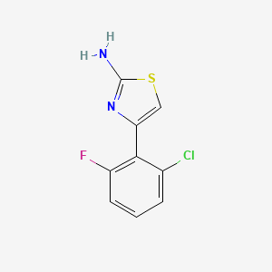 B2816214 4-(2-Chloro-6-fluorophenyl)-1,3-thiazol-2-amine CAS No. 287197-07-3
