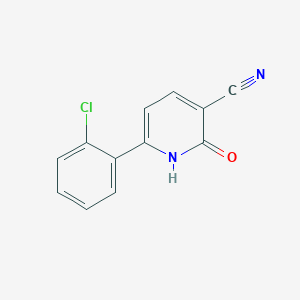 B2816215 6-(2-Chlorophenyl)-2-oxo-1,2-dihydropyridine-3-carbonitrile CAS No. 147283-46-3