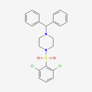 1-Benzhydryl-4-(2,6-dichlorophenyl)sulfonylpiperazine