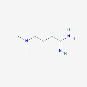 molecular formula C6H15N3 B2816248 4-(Dimethylamino)butanimidamide CAS No. 744138-98-5
