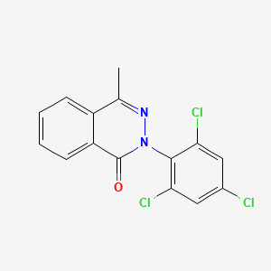4-methyl-2-(2,4,6-trichlorophenyl)-1(2H)-phthalazinone