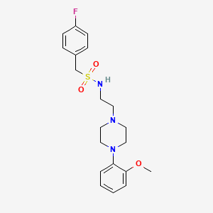 1-(4-fluorophenyl)-N-(2-(4-(2-methoxyphenyl)piperazin-1-yl)ethyl)methanesulfonamide