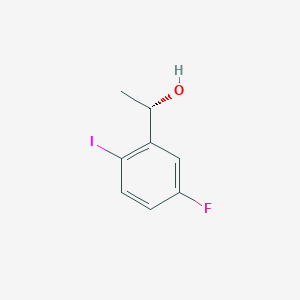 (S)-1-(5-Fluoro-2-iodophenyl)ethan-1-ol