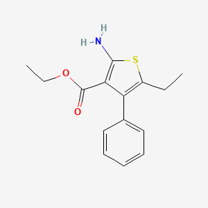 Ethyl 2-amino-5-ethyl-4-phenylthiophene-3-carboxylate