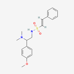 (E)-N-[2-(Dimethylamino)-2-(4-methoxyphenyl)ethyl]-2-phenylethenesulfonamide