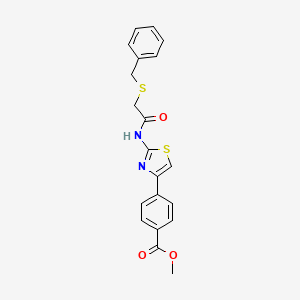 Methyl 4-(2-(2-(benzylthio)acetamido)thiazol-4-yl)benzoate