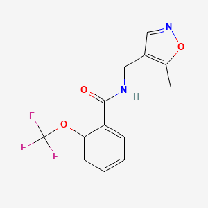 N-((5-methylisoxazol-4-yl)methyl)-2-(trifluoromethoxy)benzamide