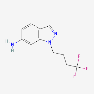 1-(4,4,4-Trifluorobutyl)indazol-6-amine