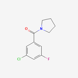 (3-Chloro-5-fluorophenyl)-pyrrolidin-1-ylmethanone
