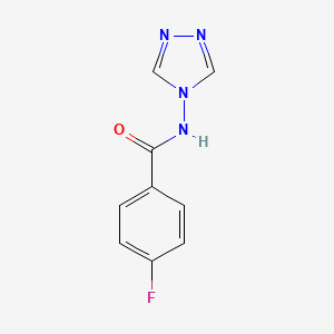 4-fluoro-N-(4H-1,2,4-triazol-4-yl)benzamide