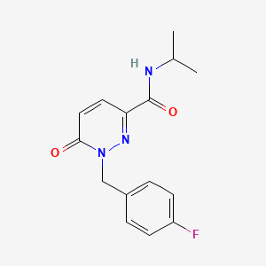 1-(4-fluorobenzyl)-N-isopropyl-6-oxo-1,6-dihydropyridazine-3-carboxamide