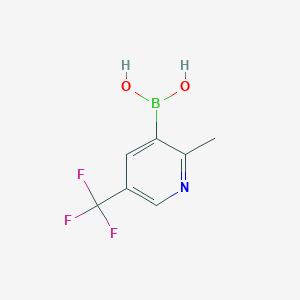 molecular formula C7H7BF3NO2 B2816372 (2-Methyl-5-(trifluoromethyl)pyridin-3-yl)boronic acid CAS No. 2225169-14-0