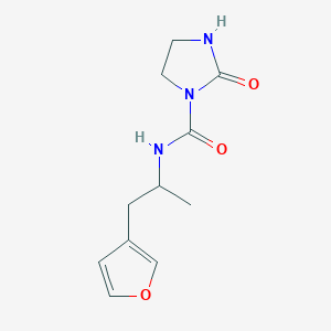 N-(1-(furan-3-yl)propan-2-yl)-2-oxoimidazolidine-1-carboxamide
