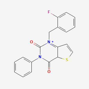 1-[(2-fluorophenyl)methyl]-3-phenyl-1H,2H,3H,4H-thieno[3,2-d]pyrimidine-2,4-dione