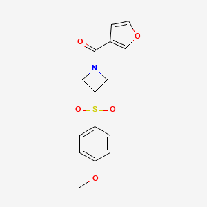 Furan-3-yl(3-((4-methoxyphenyl)sulfonyl)azetidin-1-yl)methanone