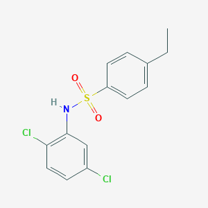 molecular formula C14H13Cl2NO2S B281641 N-(2,5-dichlorophenyl)-4-ethylbenzenesulfonamide 