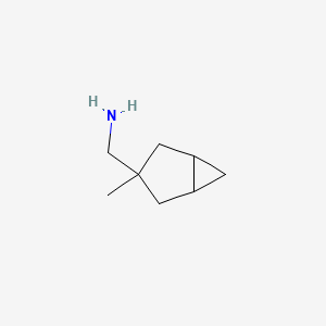 molecular formula C8H15N B2816416 {3-Methylbicyclo[3.1.0]hexan-3-yl}methanamine CAS No. 1502320-52-6