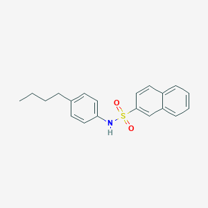 molecular formula C20H21NO2S B281642 N-(4-butylphenyl)naphthalene-2-sulfonamide 