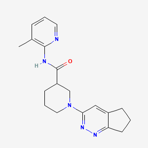 1-{5H,6H,7H-cyclopenta[c]pyridazin-3-yl}-N-(3-methylpyridin-2-yl)piperidine-3-carboxamide