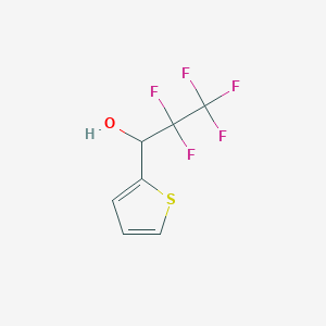 2,2,3,3,3-Pentafluoro-1-(2-thienyl)propane-1-ol