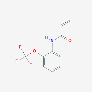 molecular formula C10H8F3NO2 B2816477 N-[2-(trifluoromethoxy)phenyl]prop-2-enamide CAS No. 1156159-85-1