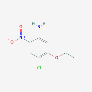 molecular formula C8H9ClN2O3 B2816484 4-Chloro-5-ethoxy-2-nitroaniline CAS No. 579474-32-1