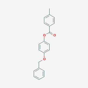 molecular formula C21H18O3 B281649 4-(Benzyloxy)phenyl 4-methylbenzoate 