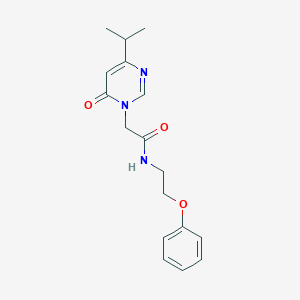 2-(4-isopropyl-6-oxopyrimidin-1(6H)-yl)-N-(2-phenoxyethyl)acetamide