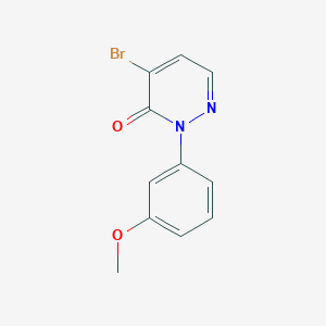 4-Bromo-2-(3-methoxyphenyl)pyridazin-3(2H)-one