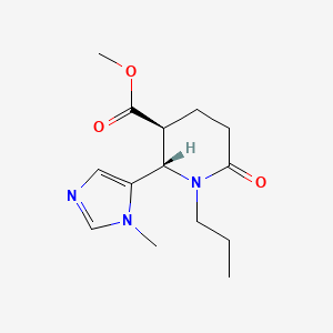 Methyl (2S,3S)-2-(3-methylimidazol-4-yl)-6-oxo-1-propylpiperidine-3-carboxylate