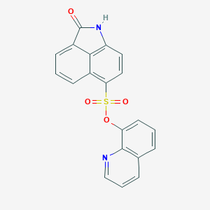 molecular formula C20H12N2O4S B281657 8-Quinolinyl 2-oxo-1,2-dihydrobenzo[cd]indole-6-sulfonate 