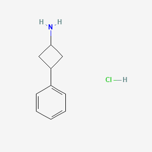 molecular formula C10H14ClN B2816572 3-Phenylcyclobutan-1-amine hydrochloride CAS No. 1769-73-9