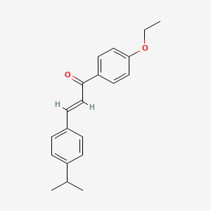 (2E)-1-(4-Ethoxyphenyl)-3-[4-(propan-2-yl)phenyl]prop-2-en-1-one