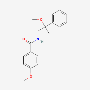 4-methoxy-N-(2-methoxy-2-phenylbutyl)benzamide