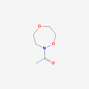 1-(1,5,2-Dioxazepan-2-yl)ethanone