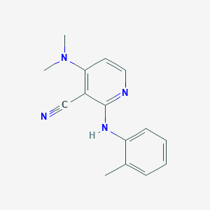 4-(Dimethylamino)-2-(2-toluidino)nicotinonitrile