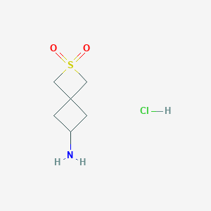 6-Amino-2-thiaspiro[3.3]heptane 2,2-dioxide hydrochloride