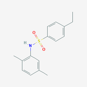 molecular formula C16H19NO2S B281662 N-(2,5-dimethylphenyl)-4-ethylbenzenesulfonamide 