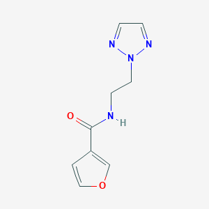 N-(2-(2H-1,2,3-triazol-2-yl)ethyl)furan-3-carboxamide