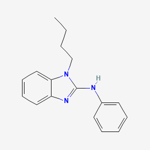 molecular formula C17H19N3 B2816641 1-butyl-N-phenyl-1H-benzimidazol-2-amine CAS No. 630091-65-5