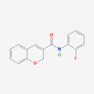 molecular formula C16H12FNO2 B2816648 N-(2-fluorophenyl)-2H-chromene-3-carboxamide CAS No. 887345-76-8