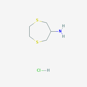 1,4-Dithiepan-6-amine;hydrochloride