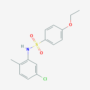 molecular formula C15H16ClNO3S B281666 N-(5-chloro-2-methylphenyl)-4-ethoxybenzenesulfonamide 