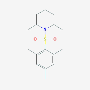molecular formula C16H25NO2S B281667 1-(Mesitylsulfonyl)-2,6-dimethylpiperidine 