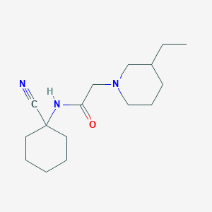 N-(1-cyanocyclohexyl)-2-(3-ethylpiperidin-1-yl)acetamide