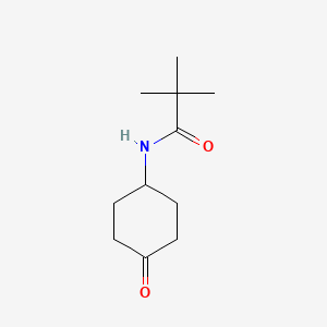 molecular formula C11H19NO2 B2816708 2,2-dimethyl-N-(4-oxocyclohexyl)propanamide CAS No. 1154208-94-2