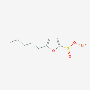 molecular formula C9H13LiO3S B2816710 Lithium;5-pentylfuran-2-sulfinate CAS No. 2445786-79-6
