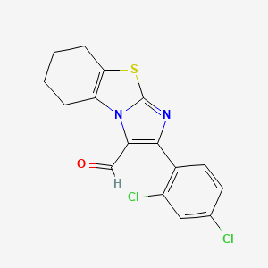 2-(2,4-Dichlorophenyl)-5,6,7,8-tetrahydroimidazo[2,1-b][1,3]benzothiazole-3-carbaldehyde