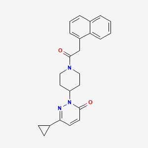 6-Cyclopropyl-2-[1-(2-naphthalen-1-ylacetyl)piperidin-4-yl]pyridazin-3-one